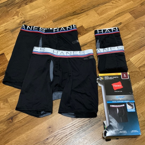 Hanes Other - 💕5/$15 Hanes premium X Temp 4 boxer briefs, NEW